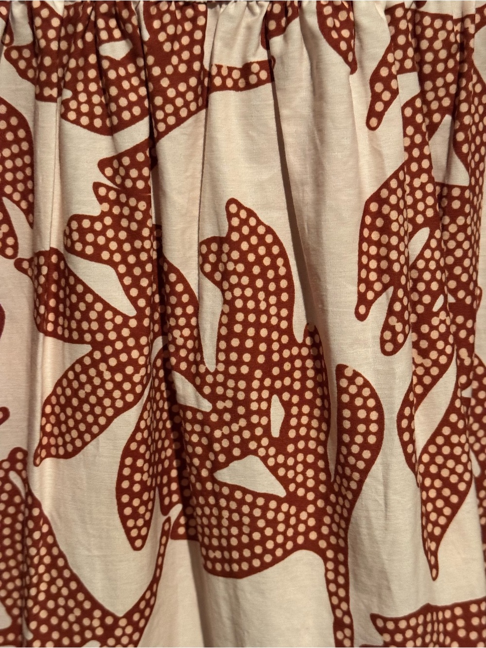 Anthropologie Somerset Maxi in Neutral Dotted Floral Cotton Tiered Dress XXS - Picture 9 of 14
